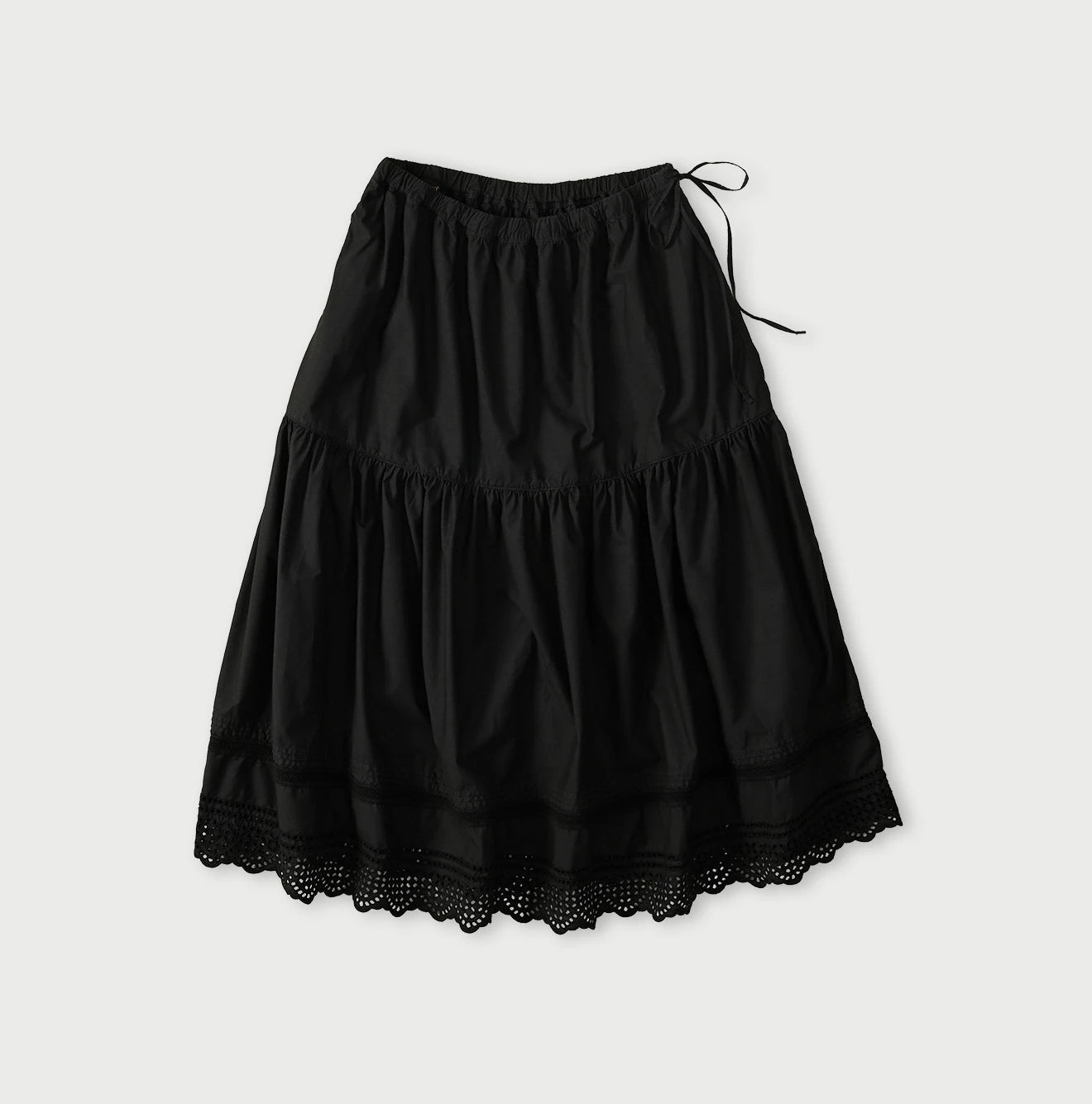 45R Supima Organic Batiste Cutwork Skirt - Image 2