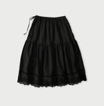 45R Supima Organic Batiste Cutwork Skirt