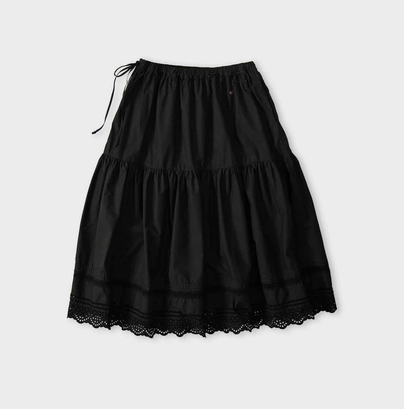 45R Supima Organic Batiste Cutwork Skirt - Image 14