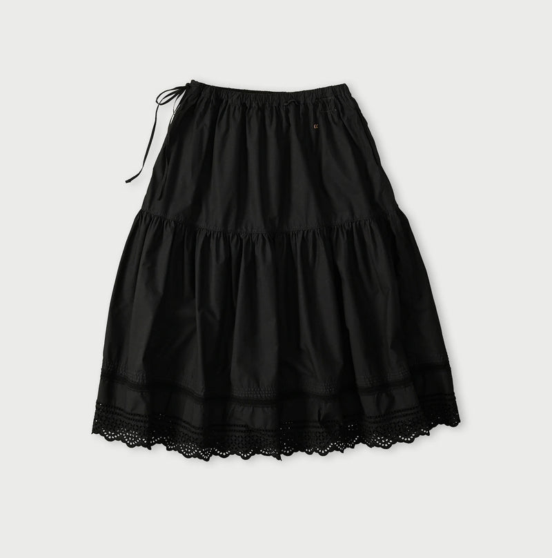 45R Supima Organic Batiste Cutwork Skirt - Image 14