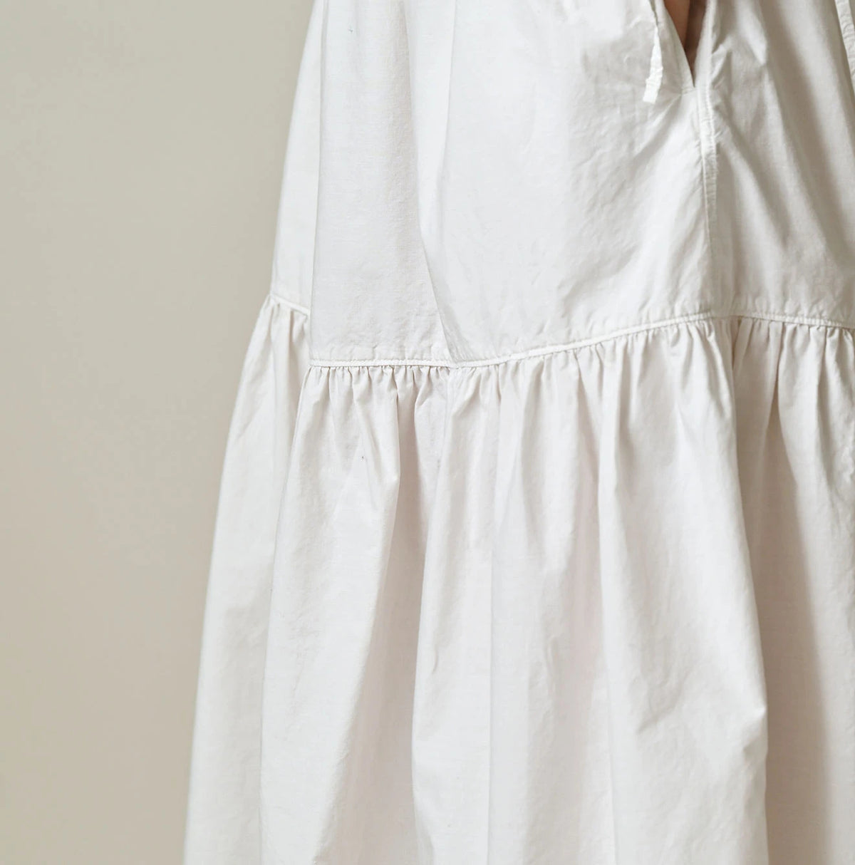 45R Supima Organic Batiste Cutwork Skirt