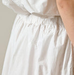 45R Supima Organic Batiste Cutwork Skirt