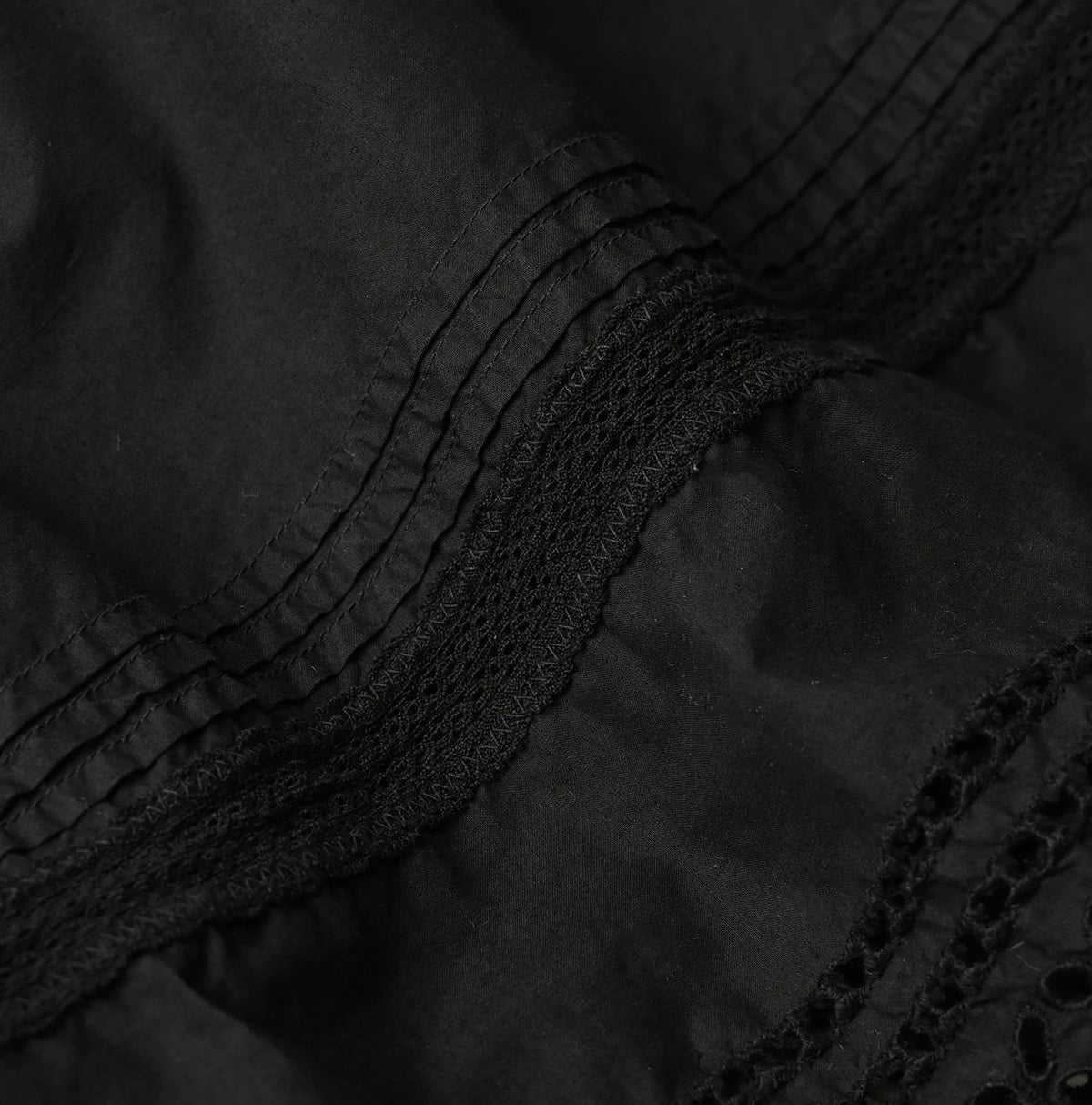 45R Supima Organic Batiste Cutwork Skirt
