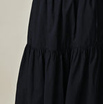 45R Indigo Supima Organic Batiste Cutwork Skirt