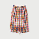 45R Linen Madras Easy Work Skirt