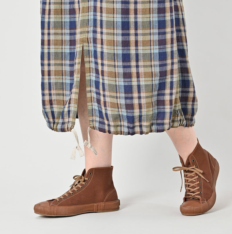 45R Linen Madras Easy Work Skirt - Image 10