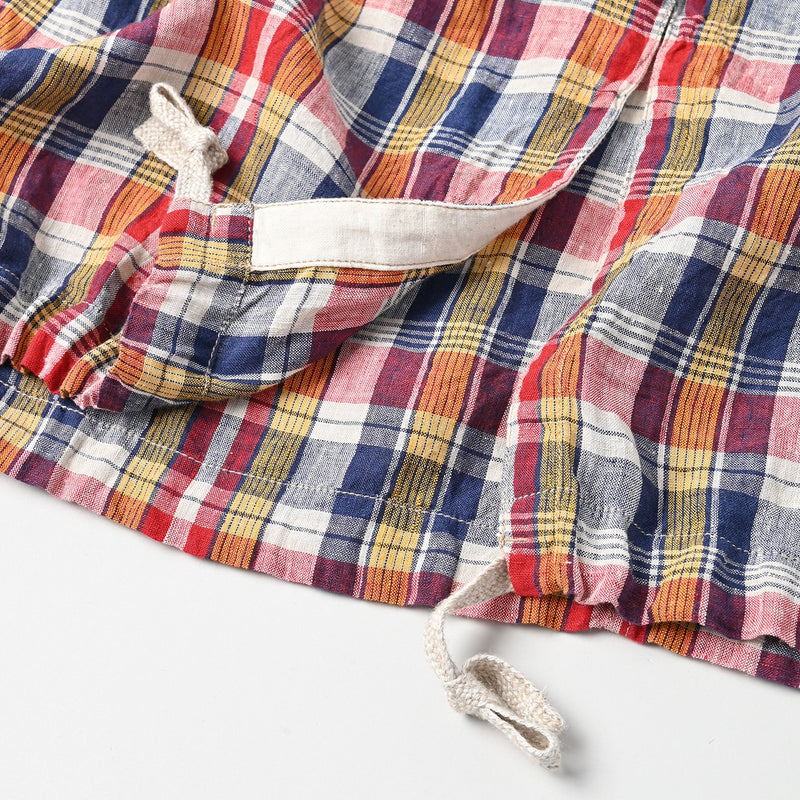 45R Linen Madras Easy Work Skirt - Image 14