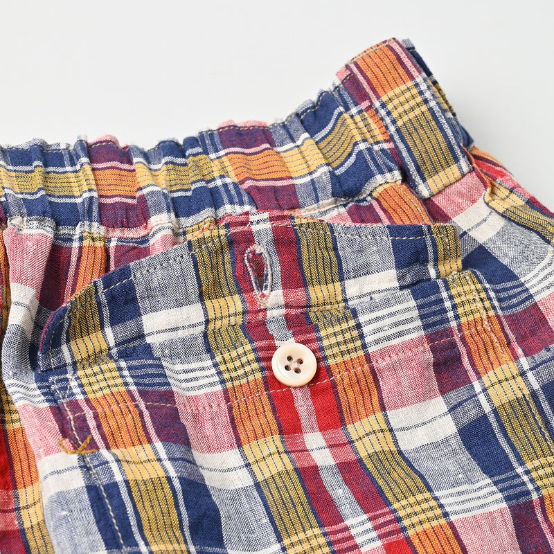 45R Linen Madras Easy Work Skirt - Image 15