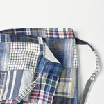 Linen Patchwork Wrap Skirt