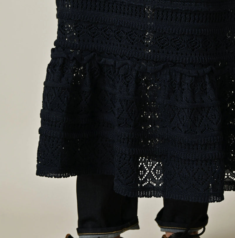 45R Indigo Gima Lace Skirt - Image 7