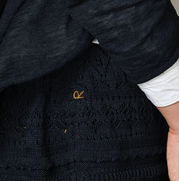 45R Indigo Gima Lace Skirt