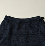 45R Indigo Gima Lace Skirt