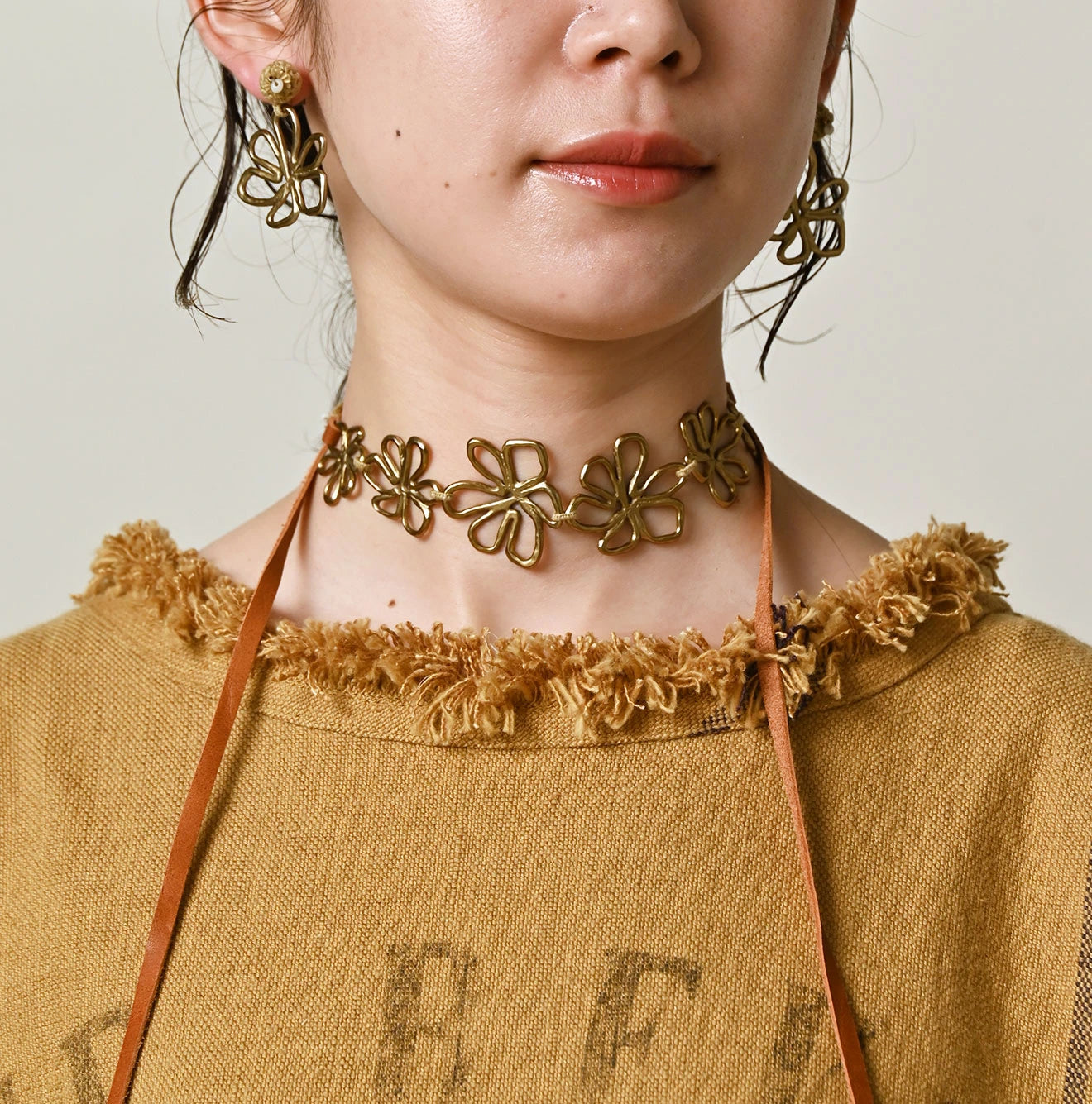 45R Linen Sack Fringe Dress - Image 5