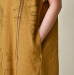 45R Linen Sack Fringe Dress