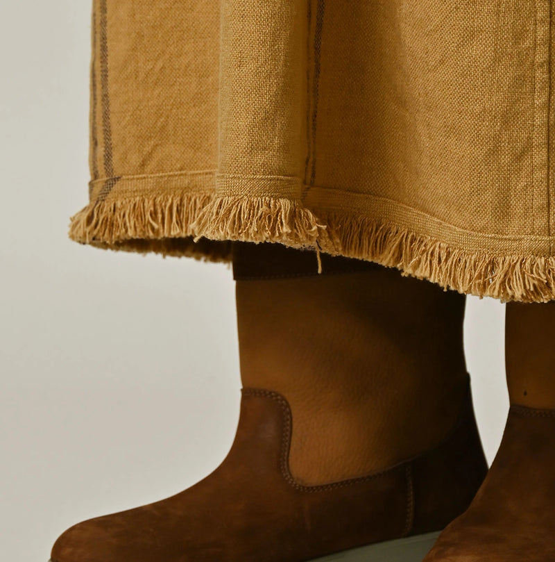 45R Linen Sack Fringe Dress - Image 9