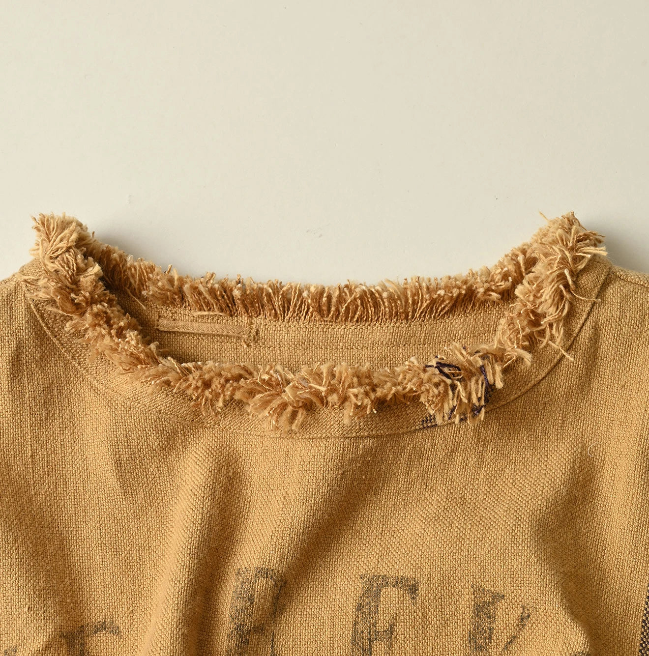 45R Linen Sack Fringe Dress - Image 13