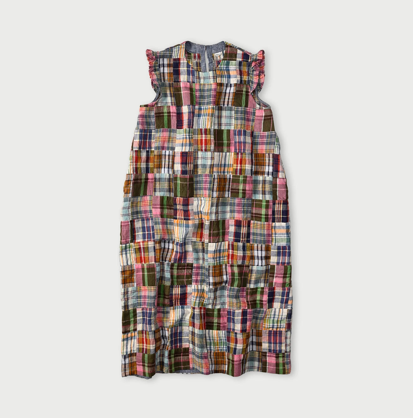 45R Linen Patchwork Dress - Image 1