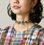 45R Linen Patchwork Dress