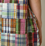 45R Linen Patchwork Dress