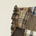 45R Linen Patchwork Dress