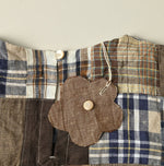 45R Linen Patchwork Dress