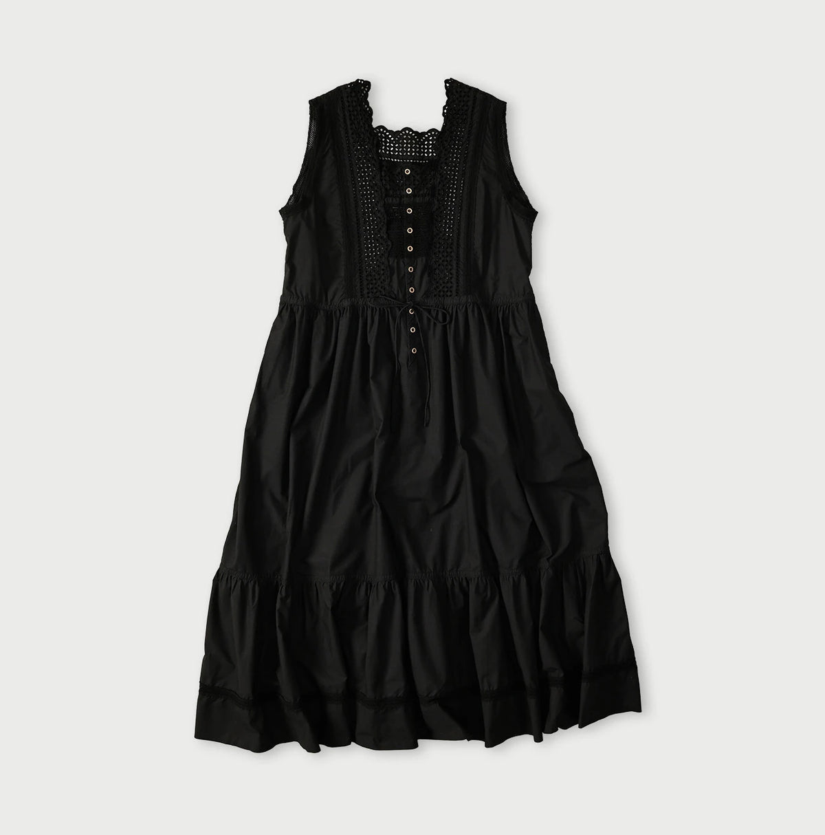 45R Supima Organic Batiste Cutwork Dress