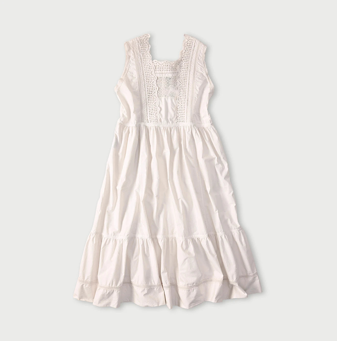 45R Supima Organic Batiste Cutwork Dress - Image 13