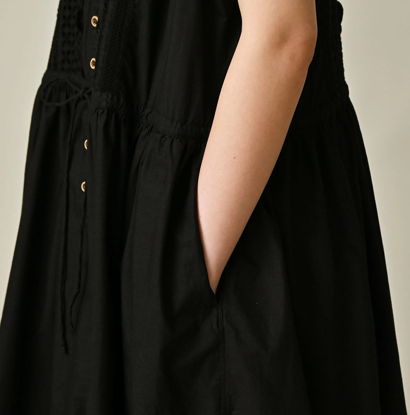 45R Supima Organic Batiste Cutwork Dress - Image 9