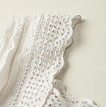 45R Supima Organic Batiste Cutwork Dress