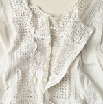 45R Supima Organic Batiste Cutwork Dress