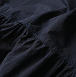 45R Indigo Supima Organic Batiste Cutwork Dress