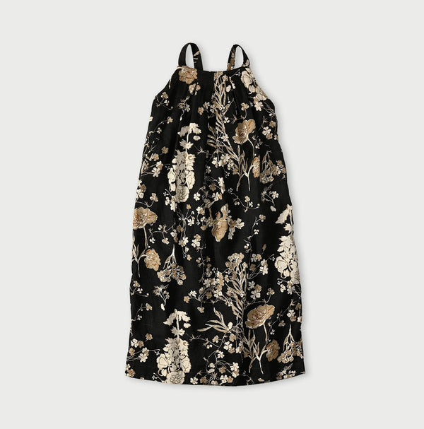 Cotton Linen Goza Tuck Dress