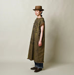 45R Ai Indigo Linen Sack Fringe Dress
