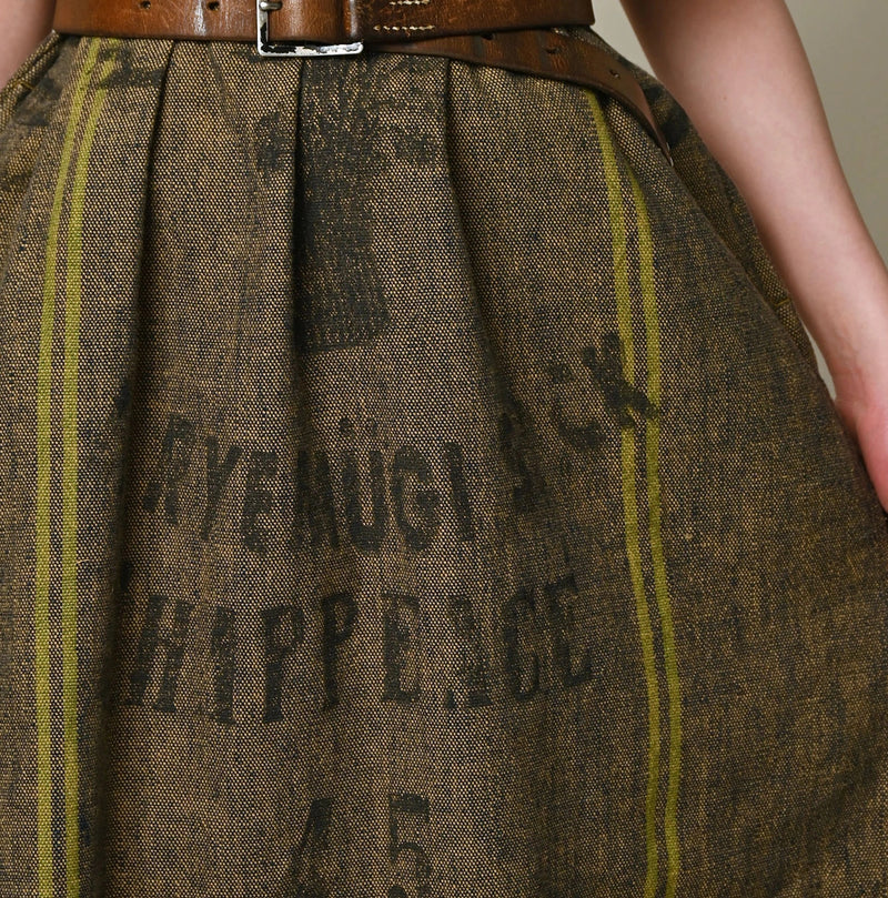 45R Ai Indigo Linen Sack Fringe Dress - Image 11