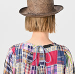 45R Linen Patchwork Dress