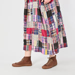 45R Linen Patchwork Dress