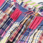 45R Linen Patchwork Dress