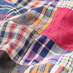 45R Linen Patchwork Dress