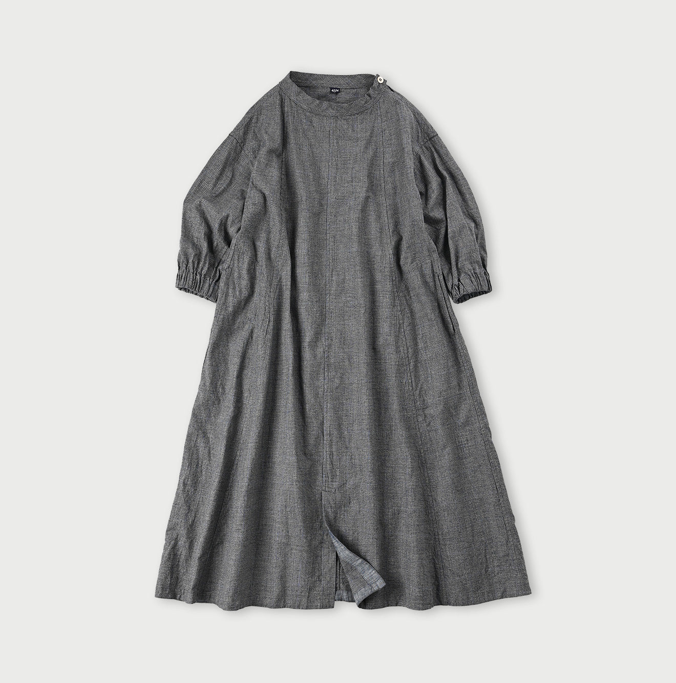 45R Yorimoku Cotton Tweed Sail Dress