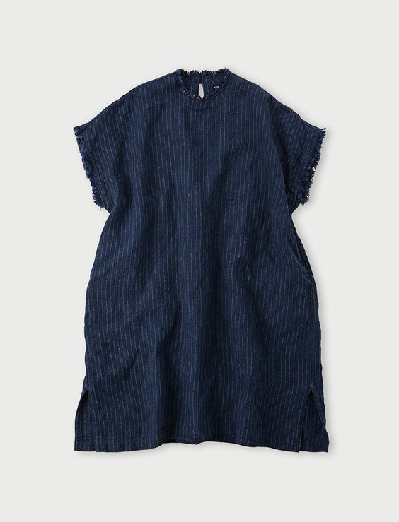 Linen Tweed Herringbone Uma Dress