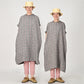 45R Linen Tweed Herringbone Uma Dress