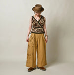 45R Linen Sack Fringe Pants