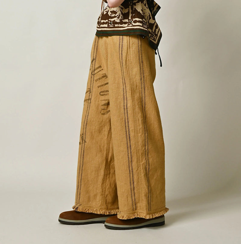 45R Linen Sack Fringe Pants - Image 5