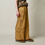 45R Linen Sack Fringe Pants