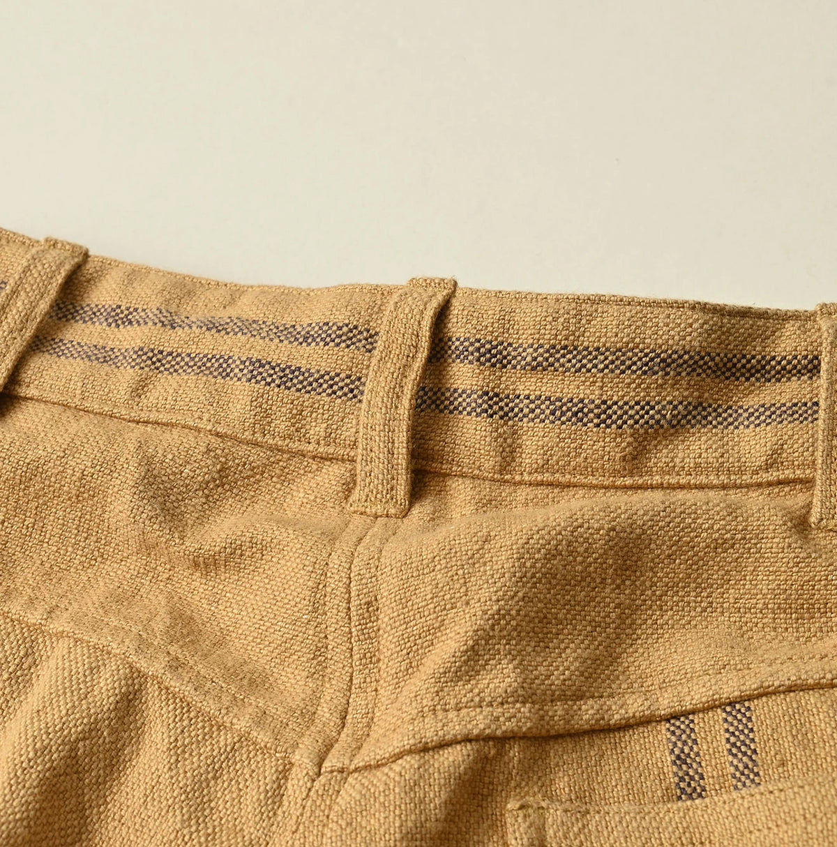 45R Linen Sack Fringe Pants