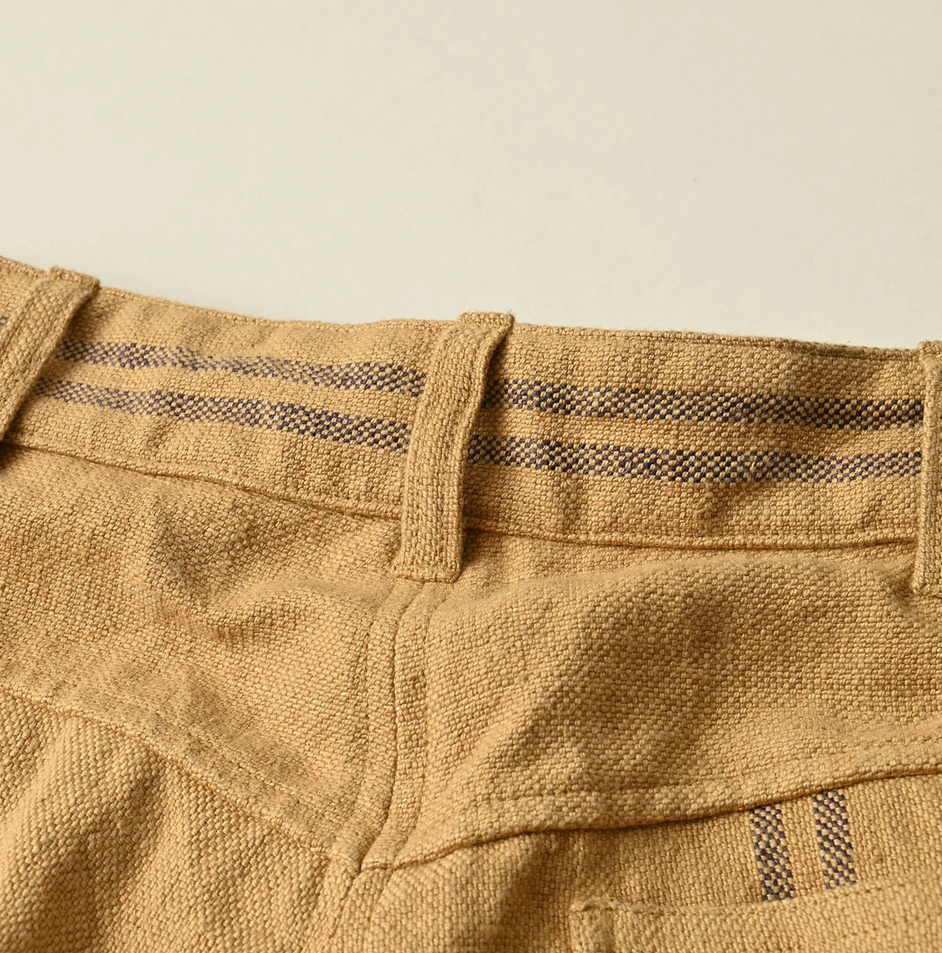 45R Linen Sack Fringe Pants