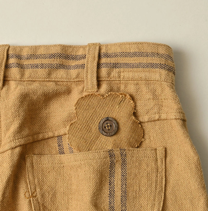 45R Linen Sack Fringe Pants - Image 19