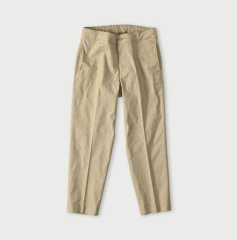 45R Cotton Linen Oxford Stretch Sabrina Slacks - Image 4
