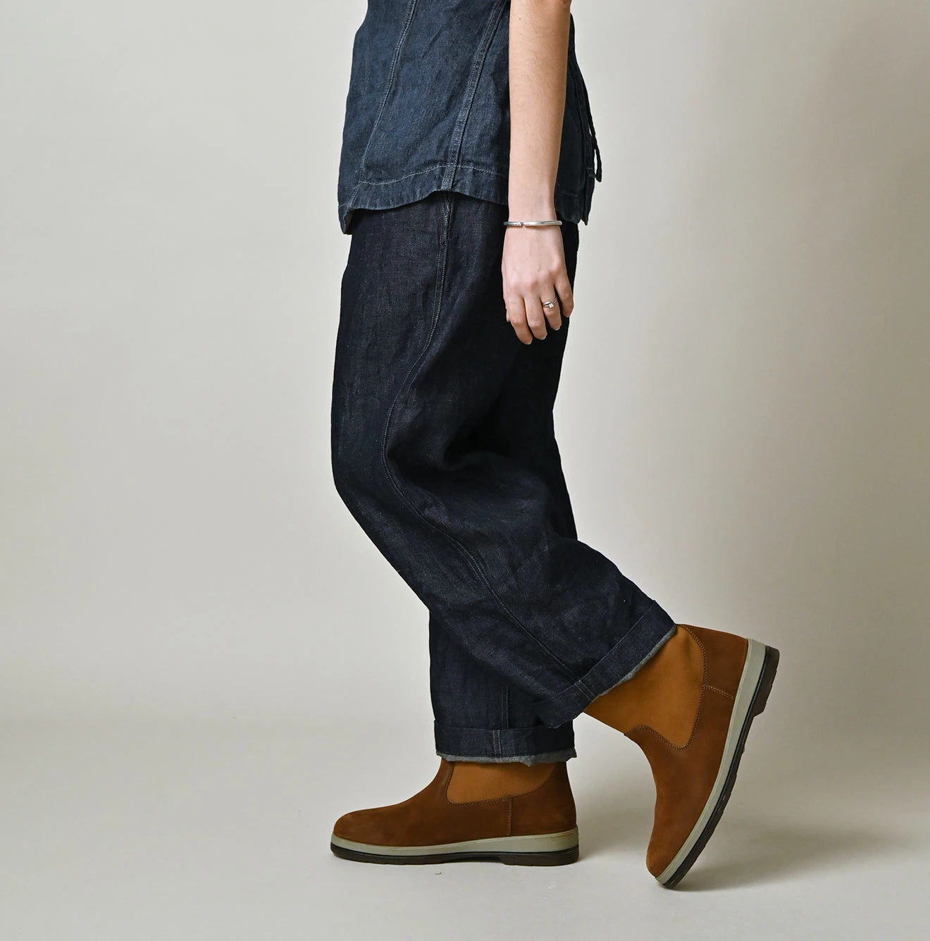 45R Linen Denim Easy Work Pants - Image 4