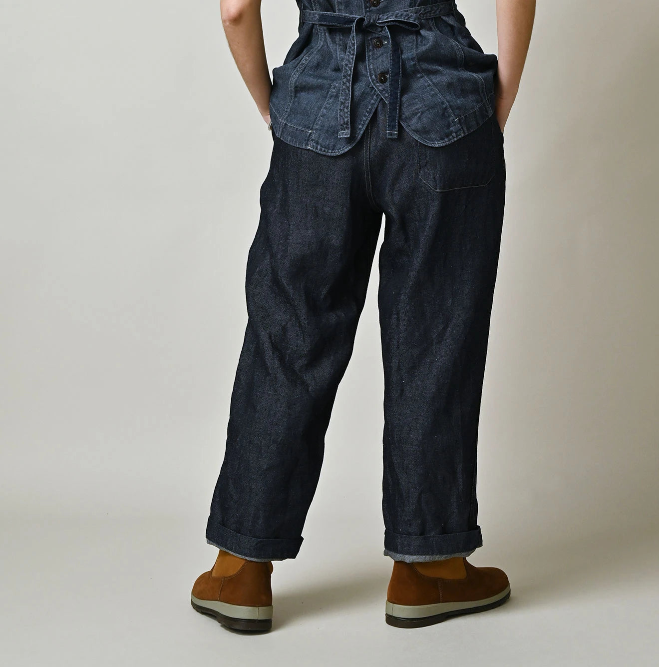 45R Linen Denim Easy Work Pants - Image 5